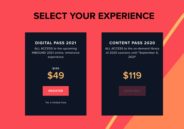 Estrategia de precios eventos inbound
